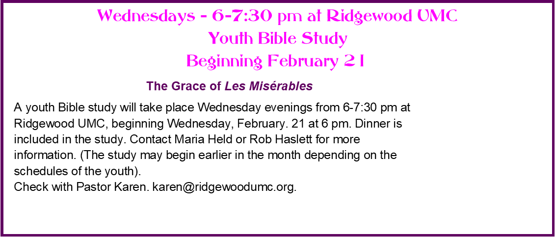 Youth Bible Study!
